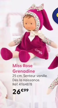 Poupée Miss Rose Grenadine Corolle