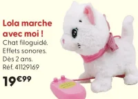 Lola marche avec moi ! Chat filoguidé