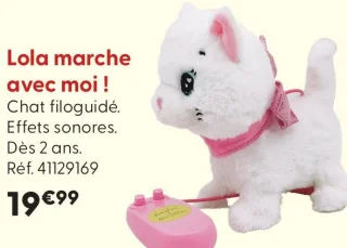 Lola marche avec moi ! Chat filoguidé