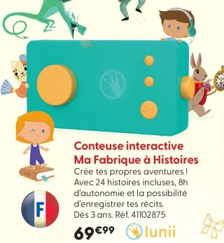Conteuse interactive Ma Fabrique à Histoires Lunii
