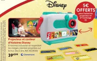 Projecteur et conteur d'histoires Disney Clementoni