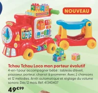 Tchou Tchou Loco mon porteur évolutif Vtech Baby