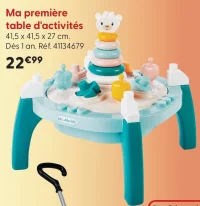 Ma première table d'activités bb Abrick Écoiffier