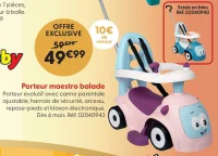 Porteur maestro balade Smoby