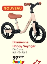 Draisienne Happy Voyager Smoby