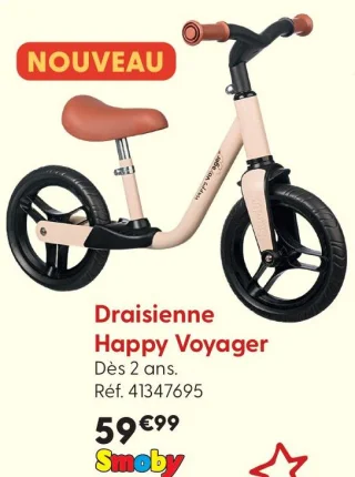Draisienne Happy Voyager Smoby
