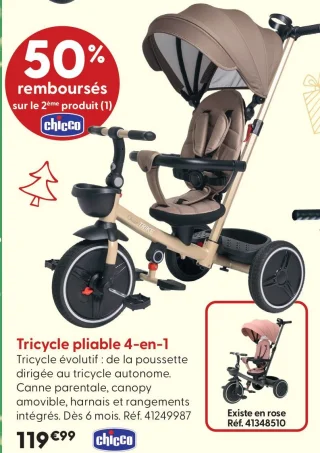 Tricycle pliable 4-en-1 Chicco
