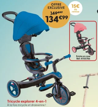 Tricycle explorer 4-en-1 Globber