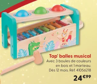 Tap' balles musical L'Atelier du Bois