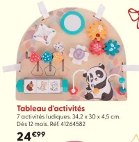 Tableau d'activités Okoïa