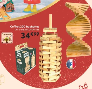 Coffret 200 bûchettes L'Atelier du Bois