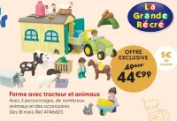 Playmobil Junior Ferme avec tracteur et animaux