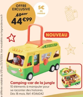 Playmobil Junior Camping-car de la jungle