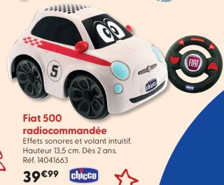 Fiat 500 radiocommandée Chicco