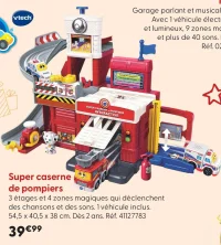 Super caserne de pompiers Tut Tut Bolides vtech