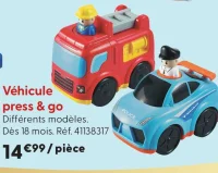 Véhicule press & go t'mimi
