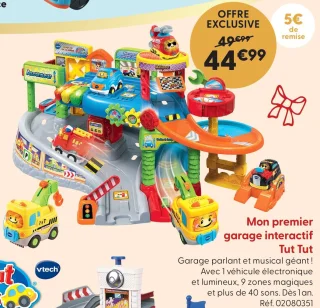 Mon premier garage interactif Tut Tut Bolides vtech