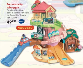 Parcours city toboggan Bluey Vtech