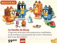 La famille de Bluey Lego