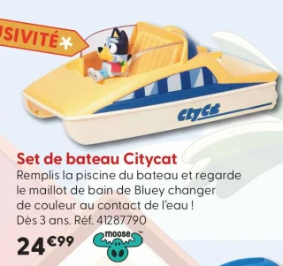 Set de bateau Citycat Bluey