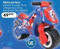 Moto porteur Spidey