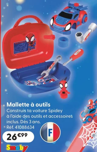 Mallette à outils Spidey Smoby