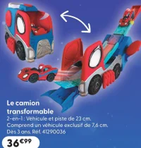 Le camion transformable Spidey