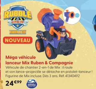 Méga véhicule lanceur Mix Ruben & Compagnie