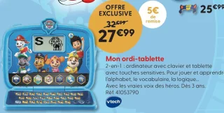 Mon ordi-tablette vtech Paw Patrol