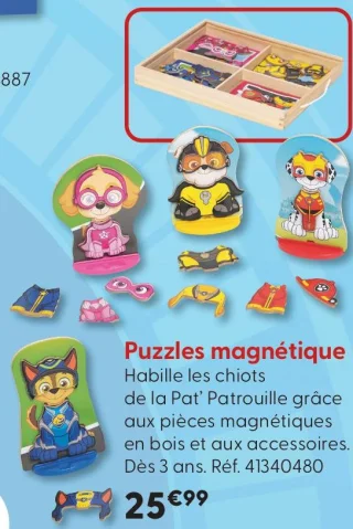 Puzzles magnétique Paw Patrol