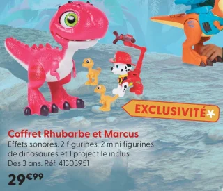 Coffret Rhubarbe et Marcus Paw Patrol