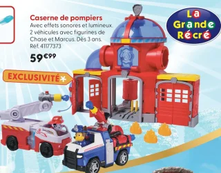 Caserne de pompiers Paw Patrol
