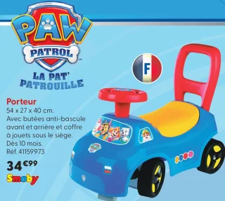 Porteur Paw Patrol Smoby