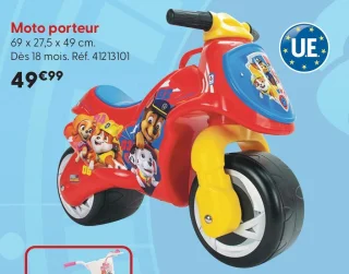 Moto porteur Paw Patrol