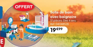 Playmobil Salle de bain avec baignoire