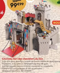Chateau-fort des chevaliers du lion Playmobil