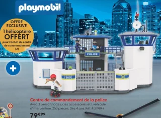 Centre de commandement de la police Playmobil