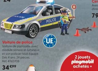 Voiture de police Playmobil