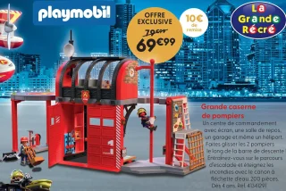 Playmobil Grande caserne de pompiers