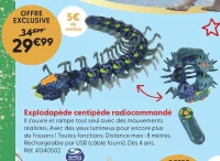 Explodapède centipède radiocommandé Spin Master