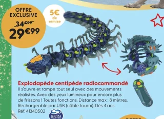 Explodapède centipède radiocommandé Spin Master