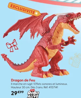 Dragon de Feu Robo Alive ZURU