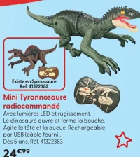 Mini Tyrannosaure radiocommandé