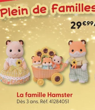 La famille Hamster Sylvanian Families