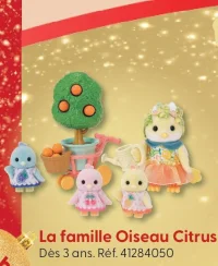 La famille Oiseau Citrus Sylvanian Families