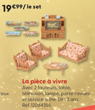 Sylvanian Families La pièce à vivre