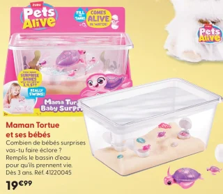 Pets Alive Maman Tortue et ses bébés
