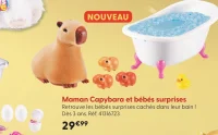 Maman Capybara et bébés surprises