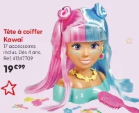 Tête à coiffer Kawaï