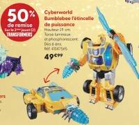 Cyberworld Bumblebee l'étincelle de puissance Transformers